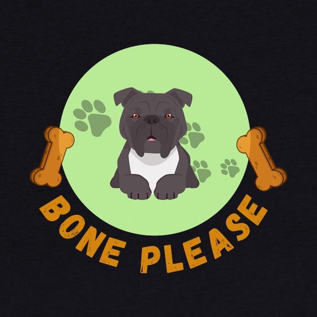 Bone please concept about cute dog and dog lover by Yenz4289